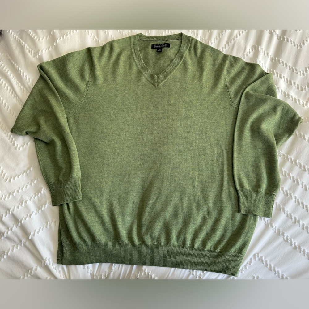 Kenneth Roberts Platinum Green Sweater XL